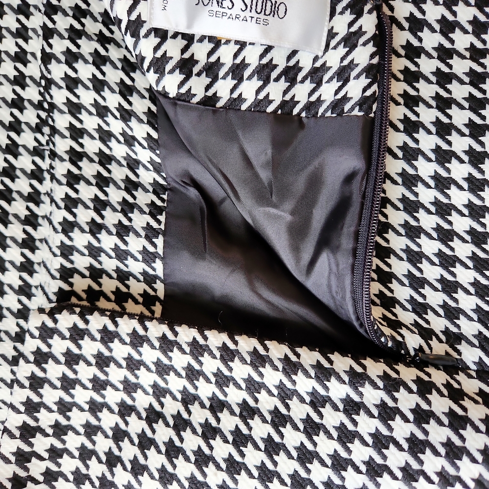 JONES STUDIO Houndstooth skirt NWT - Picture 3 of 6